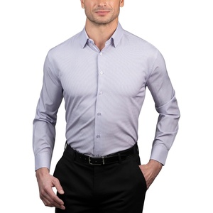 image:imageNautica Regular Fit Long Sleeve Button Down Dress Shirts for Men  Wrinkle Free Long Sleeve Shirt Mens Formal 4Way StretchNavy and Pink Check