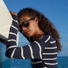 image:imageLucyd Nautica Commander Smart Audio Sunglasses OpenEar Polarized UV400Commander Black  Navy Blue  Standard