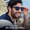 image:imageLucyd Nautica Commander Smart Audio Sunglasses OpenEar Polarized UV400Tailwind Solid Navy Blue  Standard