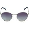 image:imageNAUTICA Unisex SunglassesMatte SilverSmoke Gradient