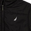 image:imageNautica Boys Heavyweight Hooded Bubble Jacket With Polar Fleece LiningBlackLight Grey