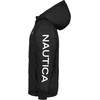 image:imageNautica Boys Heavyweight Hooded Bubble Jacket With Polar Fleece LiningBlackLight Grey