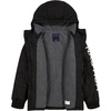 image:imageNautica Boys Heavyweight Hooded Bubble Jacket With Polar Fleece LiningBlackLight Grey