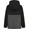 image:imageNautica Boys Heavyweight Hooded Bubble Jacket With Polar Fleece LiningColorblock True Black
