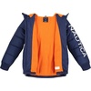 image:imageNautica Boys Heavyweight Hooded Bubble Jacket With Polar Fleece LiningJ NavyOrange