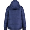 image:imageNautica Boys Heavyweight Hooded Bubble Jacket With Polar Fleece LiningJ NavyOrange