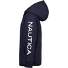 image:imageNautica Boys Heavyweight Hooded Bubble Jacket With Polar Fleece LiningNavy SeasBlack