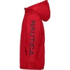 image:imageNautica Boys Heavyweight Hooded Bubble Jacket With Polar Fleece LiningTango RedNavy