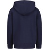image:imageNautica Boys Long Sleeve Fleece Full Zip Hoodie Comfortable Relaxed FitArched Logo Navy Seas