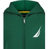 image:imageNautica Boys Long Sleeve Fleece Full Zip Hoodie Comfortable Relaxed FitJclass Evergreen
