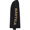 image:imageNautica Boys Long Sleeve Screen Print Graphic TShirtBold True Black