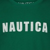 image:imageNautica Boys Long Sleeve Screen Print Graphic TShirtChain Stitch Evergreen