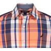 image:imageNautica Boys Long Sleeve Woven ButtonDown Shirt Comfortable Classic FitAutumn Plaid Persimmon