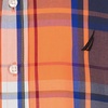 image:imageNautica Boys Long Sleeve Woven ButtonDown Shirt Comfortable Classic FitAutumn Plaid Persimmon