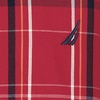 image:imageNautica Boys Long Sleeve Woven ButtonDown Shirt Comfortable Classic FitRio Red Thin Plaid