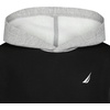image:imageNautica Boys Pullover Fleece Hoodie SweatshirtColor Block BlackGrey