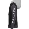 image:imageNautica Boys Pullover Fleece Hoodie SweatshirtColor Block BlackGrey