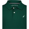 image:imageNautica Boys Short Sleeve Anchor Polo Button Closure Soft amp Comfortable Pique FabricEvergreen