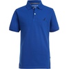 image:imageNautica Boys Short Sleeve Anchor Polo Button Closure Soft amp Comfortable Pique FabricLegacy Cobalt