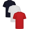 image:imageNautica Boys Short Sleeve Crew Neck TShirt 3Pack Soft Comfortable Relaxed FitNaval AcademyWhiteCarmine