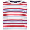 image:imageNautica Boys Short Sleeve Fashion Crew Neck TShirt Soft Comfortable Relaxed FitAmericana Bright Stripe