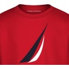 image:imageNautica Boys Short Sleeve JClass Logo Crew Neck TShirt Soft Comfortable Relaxed FitJclass Carmine