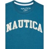 image:imageNautica Boys Short Sleeve JClass Logo Crew Neck TShirt Soft Comfortable Relaxed FitJersey Arch Blue Coral