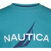 image:imageNautica Boys Short Sleeve JClass Logo Crew Neck TShirt Soft Comfortable Relaxed FitMesh Larkspur