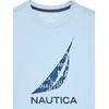 image:imageNautica Boys Short Sleeve JClass Logo Crew Neck TShirt Soft Comfortable Relaxed FitPlay Jclass Ice Blue