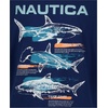 image:imageNautica Boys Short Sleeve JClass Logo Crew Neck TShirt Soft Comfortable Relaxed FitShark Map Estate Blue