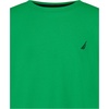 image:imageNautica Boys Short Sleeve Solid Crew Neck TShirt Soft Comfortable Relaxed FitBright Green