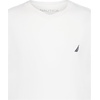 image:imageNautica Boys Short Sleeve Solid VNeck TShirt Soft Comfortable Relaxed FitWhite