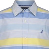 image:imageNautica Boys Short Sleeve Woven ButtonDown Shirt Light Weight amp BreathableIrregular Stripe Allure