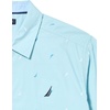 image:imageNautica Boys Short Sleeve Woven ButtonDown Shirt Light Weight amp BreathableJclass Aop Beachball Blue
