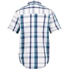 image:imageNautica Boys Short Sleeve Woven ButtonDown Shirt Light Weight amp BreathableNeutral Plaid Ice Blue