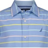 image:imageNautica Boys Short Sleeve Woven ButtonDown Shirt Light Weight amp BreathablePastel Stripe Allure