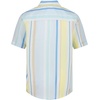 image:imageNautica Boys Short Sleeve Woven ButtonDown Shirt Light Weight amp BreathableSail Stripe Ice Blue