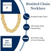 image:imageNautica Braided Snake Chain Necklace for Women 18 Inches Long