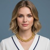 image:imageNautica Braided Snake Chain Necklace for Women 18 Inches Long