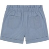 image:imageNautica Girls Chambray Shorts Lightweight Cotton with Ruffled Elastic Waistband amp PocketsChambray Xlt
