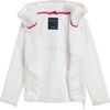 image:imageNautica Girls Chipie Faux Fur Jacket Hooded Lightweight Coat With Nylon Yoke Fullzip FrontMarshmallow