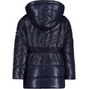 image:imageNautica Girls Heavyweight Hooded Winter Puffer Coat With Full Length ZipperPeacoat Sparkle