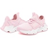 image:imageNautica Girls Kids Running Sneakers  Comfortable Tennis Shoes with Chunky Sculpted Bottom  Sizes for Big amp Little Kids LaceUpBungeeBallerina White