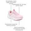 image:imageNautica Girls Kids Running Sneakers  Comfortable Tennis Shoes with Chunky Sculpted Bottom  Sizes for Big amp Little Kids LaceUpBungeePink Iridescent