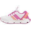 image:imageNautica Girls Kids Running Sneakers  Comfortable Tennis Shoes with Chunky Sculpted Bottom  Sizes for Big amp Little Kids LaceUpBungeeWhite Fushia Peach