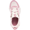 image:imageNautica Girls Kids Running Sneakers  Comfortable Tennis Shoes with Chunky Sculpted Bottom  Sizes for Big amp Little Kids LaceUpBungeeWhite Pink