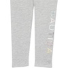 image:imageNautica Girls Leggings Full Length Pullon Stretch Pants with Elastic Waistband amp Logo DetailLight Grey Multi