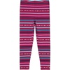 image:imageNautica Girls Leggings Full Length Pullon Stretch Pants with Elastic Waistband amp Logo DetailRasberry Stripes