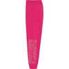 image:imageNautica Girls Logo Sweatpants Fleece Joggers with Ribbed Cuffs amp Functional Side PocketsFuchsia Glitter Art