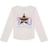 image:imageNautica Girls Long Sleeve Graphic TShirtBright White Star
